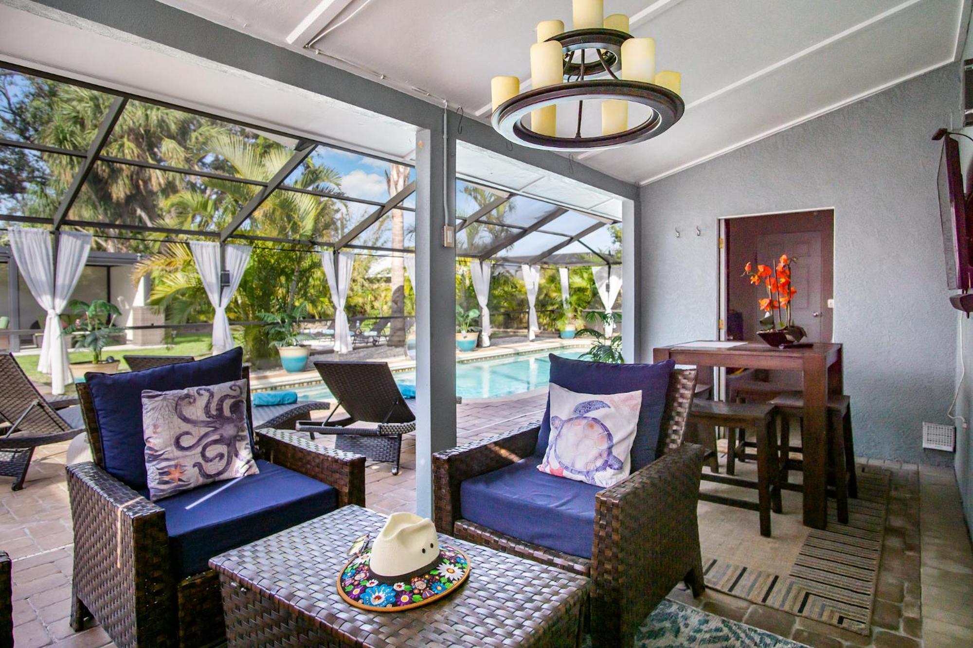 Beach Cottage With Heated Pool Just Off Siesta Key Sarasota Exterior photo